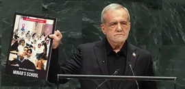 El Presidente de Irán Acusa A EEUU de "Terrorista" en la ONU y Su Delegado Abandona la Asamblea