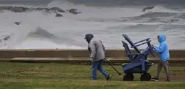 Power Outages and Flooded Roads as Major Storm Bears Down on US North-East