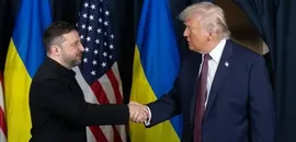 Trump, Ukrayna Devlet Başkanı Zelenskiy ile Bir Araya Geldi
