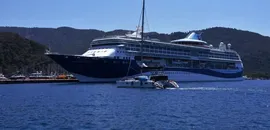 Yolcu gemisi "Marella Discovery 2" ile Marmaris'e 1797 turist geldi