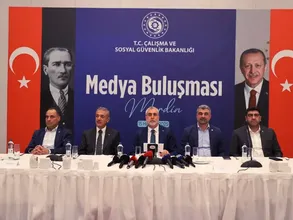 Çalışma ve Sosyal Güvenlik Bakanı Işıkhan, Mardin'de "Medya Buluşması" programında konuştu: