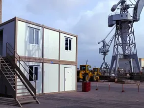 Karmod, Pakistan'da MİLGEM projesi için konteyner ofis binası kurdu