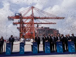 Mersin Uluslararası Limanı Genişleme Projesi'nin ilk etabının açılışı yapıldı
