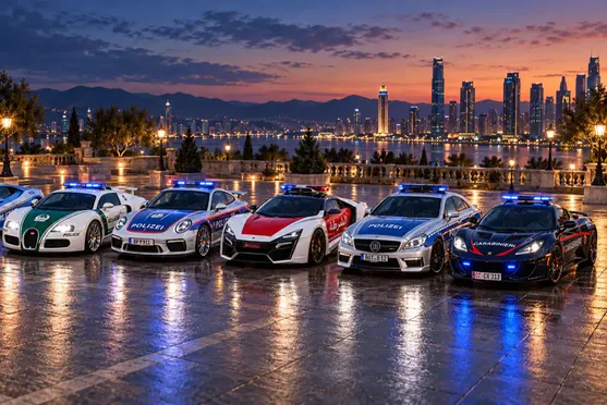 Lamborghini'den Bugatti'ye: Dünyanın En Sıra Dışı 6 Polis Otomobili