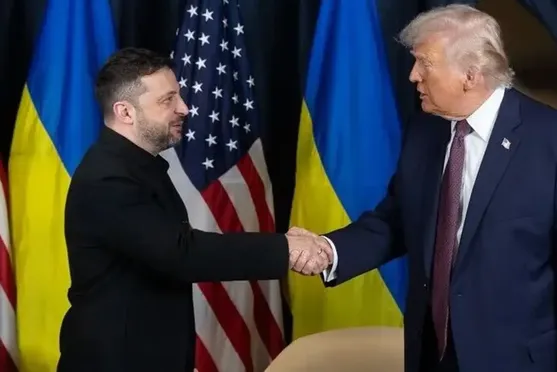 Trump, Ukrayna Devlet Başkanı Zelenskiy ile Bir Araya Geldi