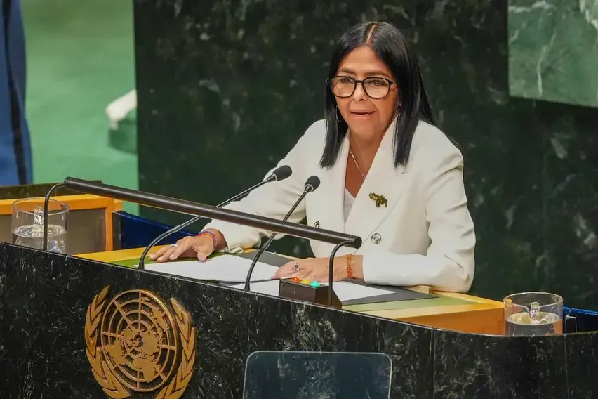 Delcy Rodríguez Asegura en la ONU Que Habrá Elecciones en Venezuela