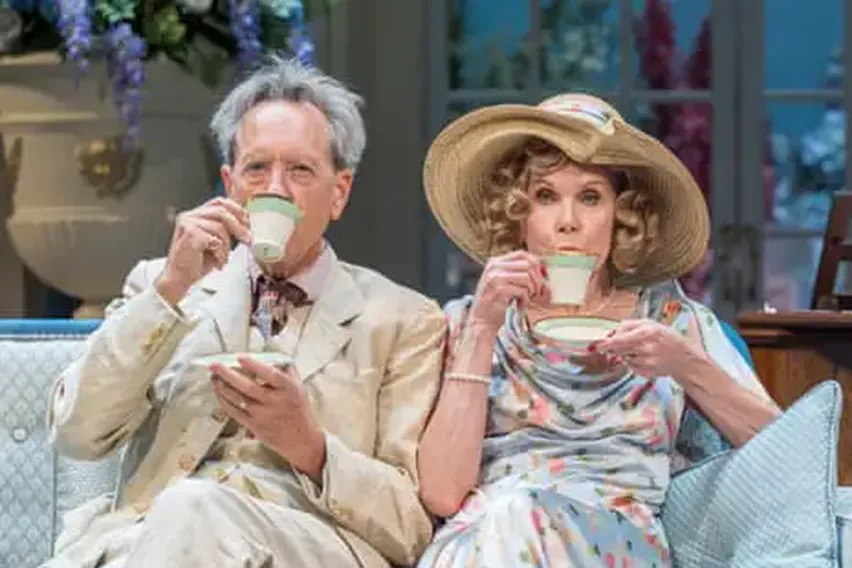 Hay Fever Review – Richard E Grant and Christine Baranski Host Coward’s Country House Shenanigans