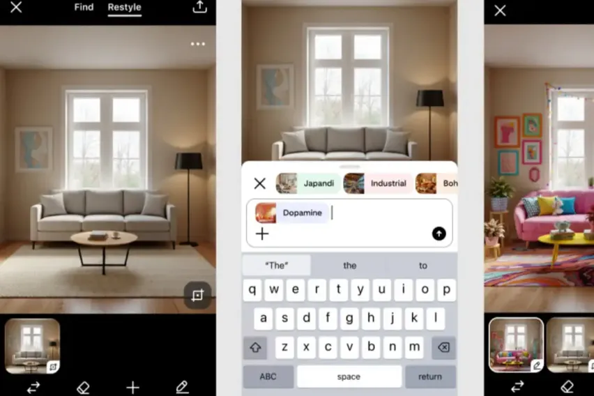 Pinterest Odanızı AI İle Baştan Tasarlamaya Hazırlanıyor