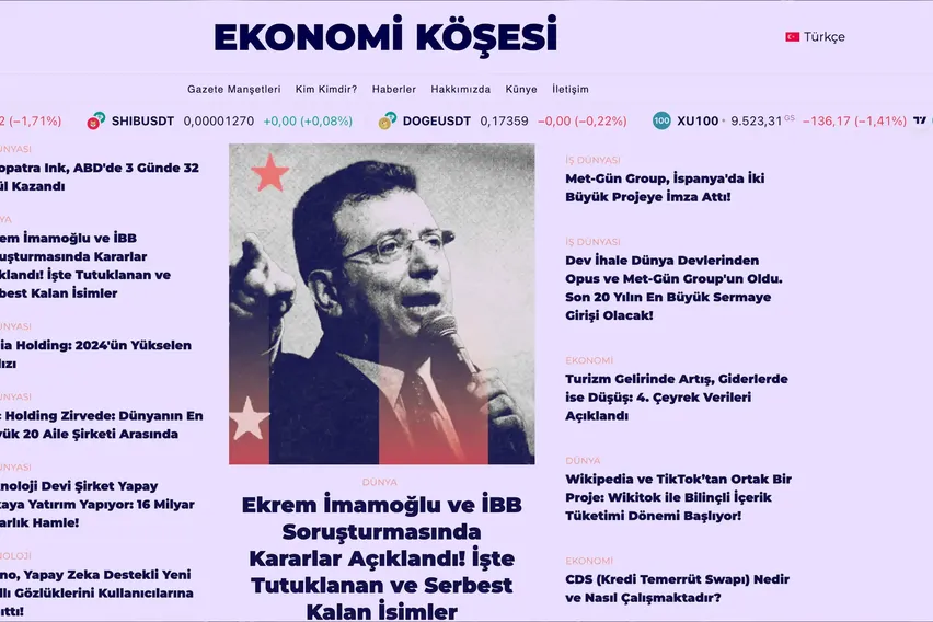 Tarafsız ve Bağımsız Dijital Habercilik: Ekonomi Köşesi Yayında Tarafsız ve Bağımsız Dijital Habercilik: Ekonomi Köşesi Yayında