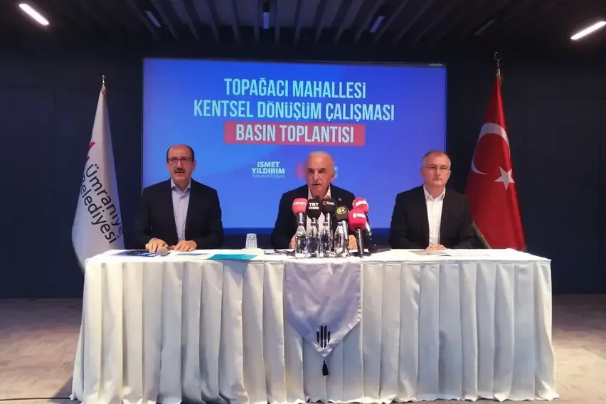 Ümraniye Belediye Başkanı Yıldırım, ilçedeki kentsel dönüşüm projelerini değerlendirdi: Ümraniye Belediye Başkanı Yıldırım, ilçedeki kentsel dönüşüm projelerini değerlendirdi: