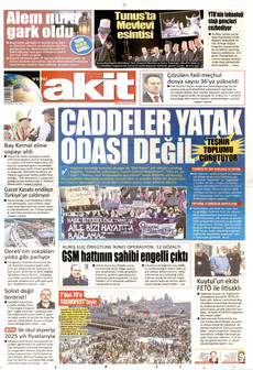 YENİ AKİT 23 Ağustos 2026 Gazete Manşeti Küçük