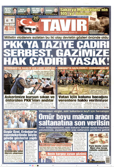 TAVIR GAZETESİ 23 Ağustos 2026 Gazete Manşeti Küçük