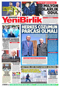 YENİBİRLİK 26 Ağustos 2026 gazete manşeti