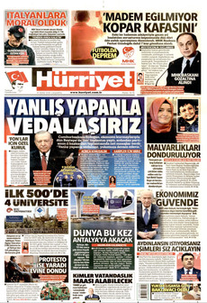 HÜRRİYET 30 Eylül 2026 gazete manşeti