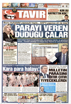 TAVIR GAZETESİ 30 Eylül 2026 gazete manşeti