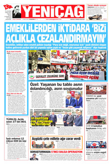 YENİÇAĞ 1 Ekim 2026 gazete manşeti