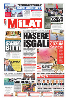 MİLAT 1 Ekim 2026 gazete manşeti