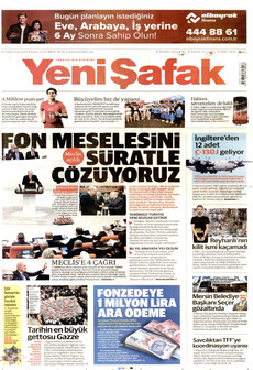 YENİ ŞAFAK 2 Ekim 2026 gazete manşeti