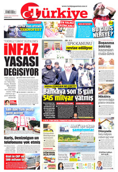 TÜRKİYE GAZETESİ 3 Ekim 2026 gazete manşeti