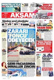 AKŞAM 3 Ekim 2026 gazete manşeti