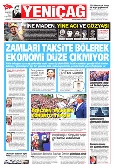 YENİÇAĞ 3 Ekim 2026 gazete manşeti