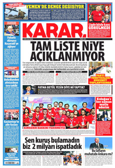KARAR 4 Ekim 2026 gazete manşeti