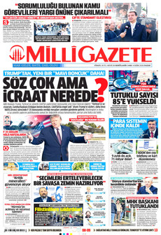 MİLLİ GAZETE 4 Ekim 2026 gazete manşeti