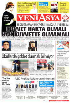 YENİ ASYA 7 Ekim 2026 gazete manşeti