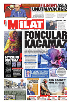 MİLAT 7 Ekim 2026 gazete manşeti